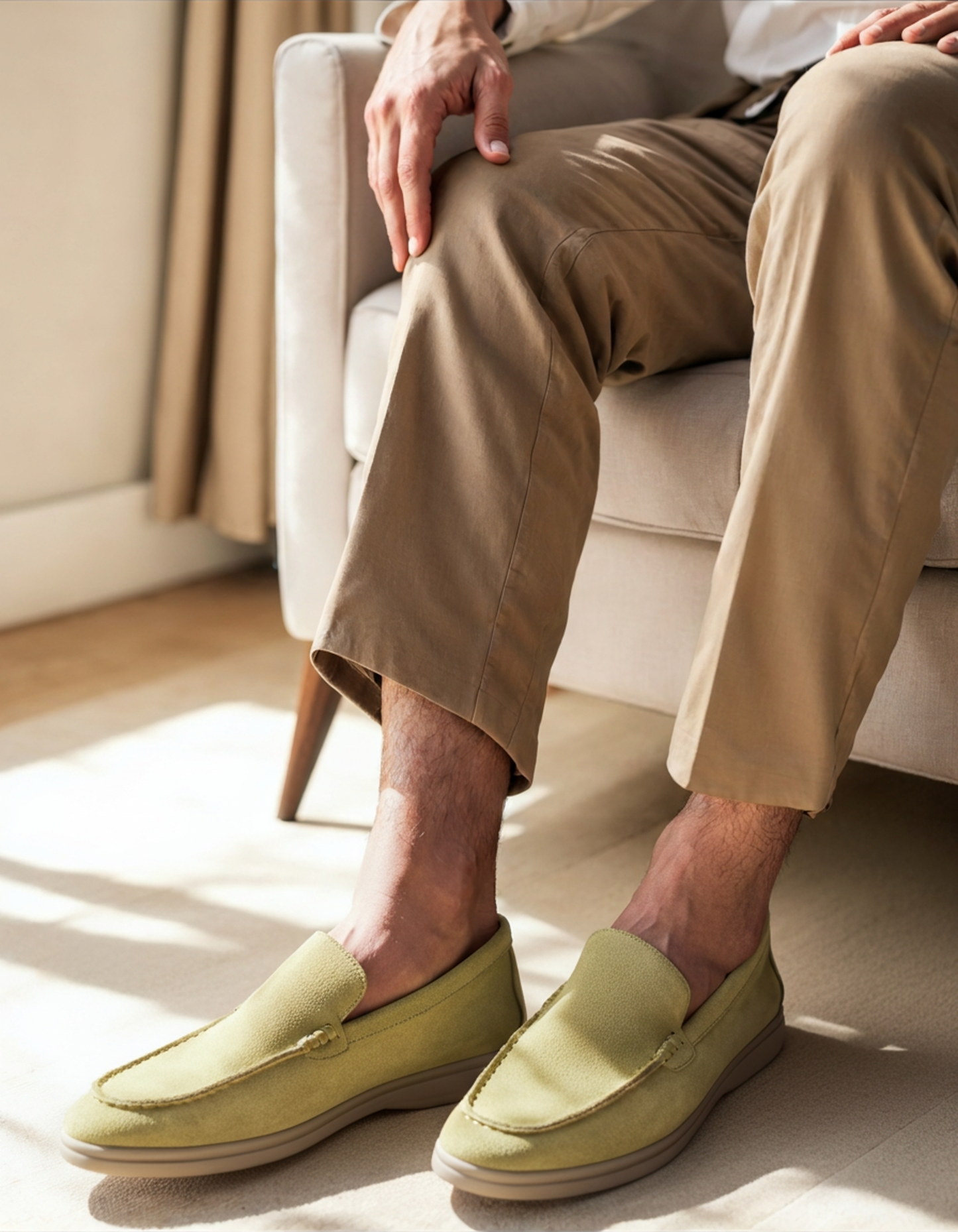 Premium Wildleder Slipper
